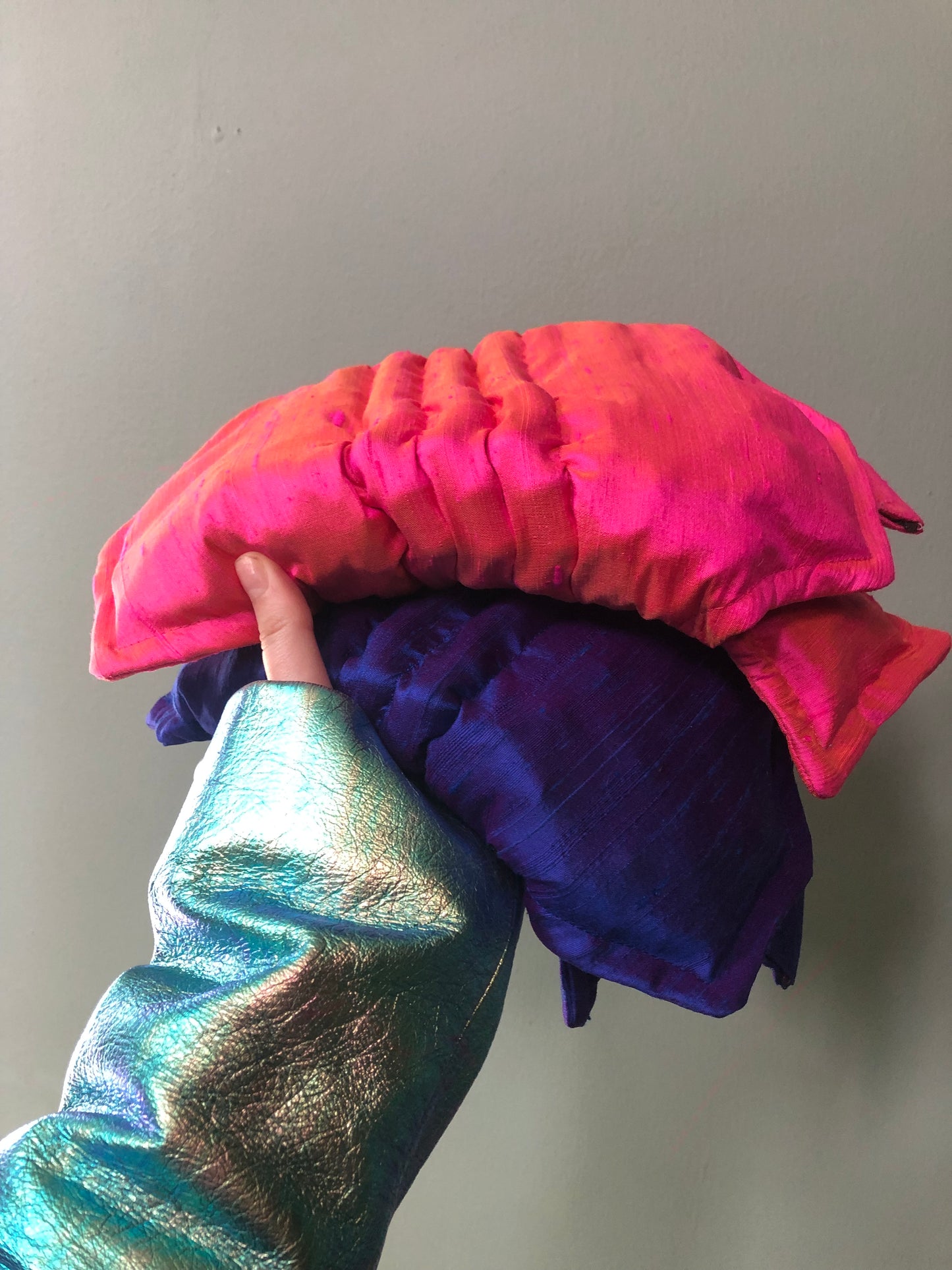 . Flourescent tetra (dupioni silk) — Deep Pressure Therapy | Cooling Compression Shark