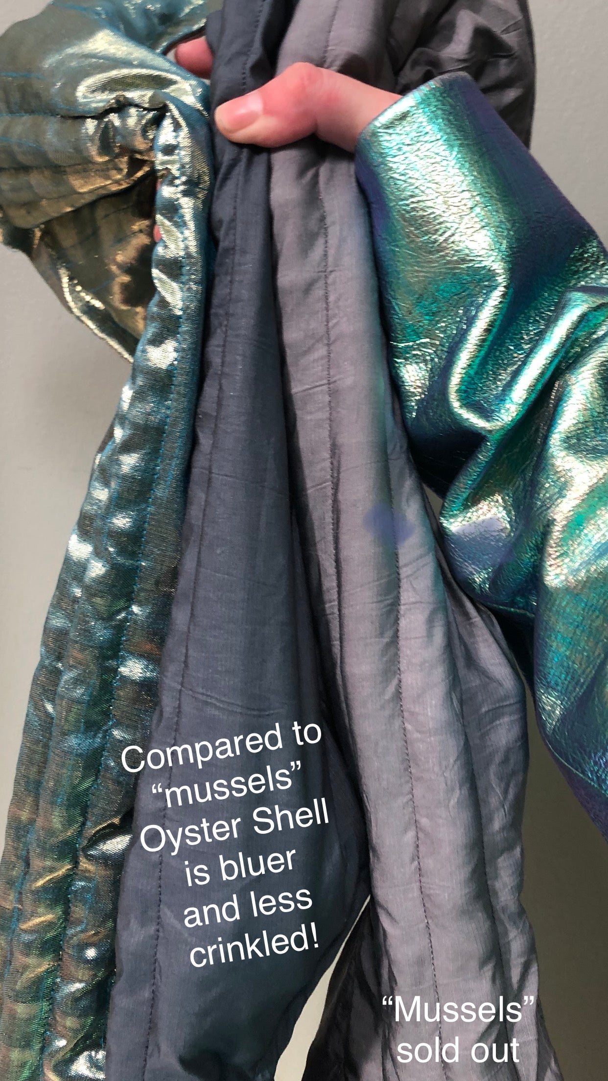 Zero left: Oyster Shell silk — Deep Pressure Therapy | Cooling Compression Shark