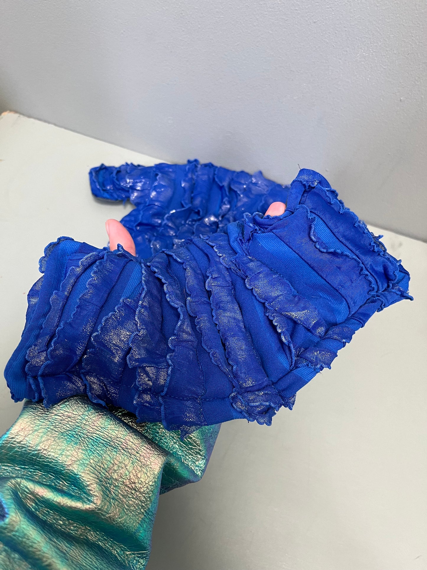 Zero left: Jellyfish blue (satin-bellied) — Deep Pressure Therapy | Cooling Compression Shark