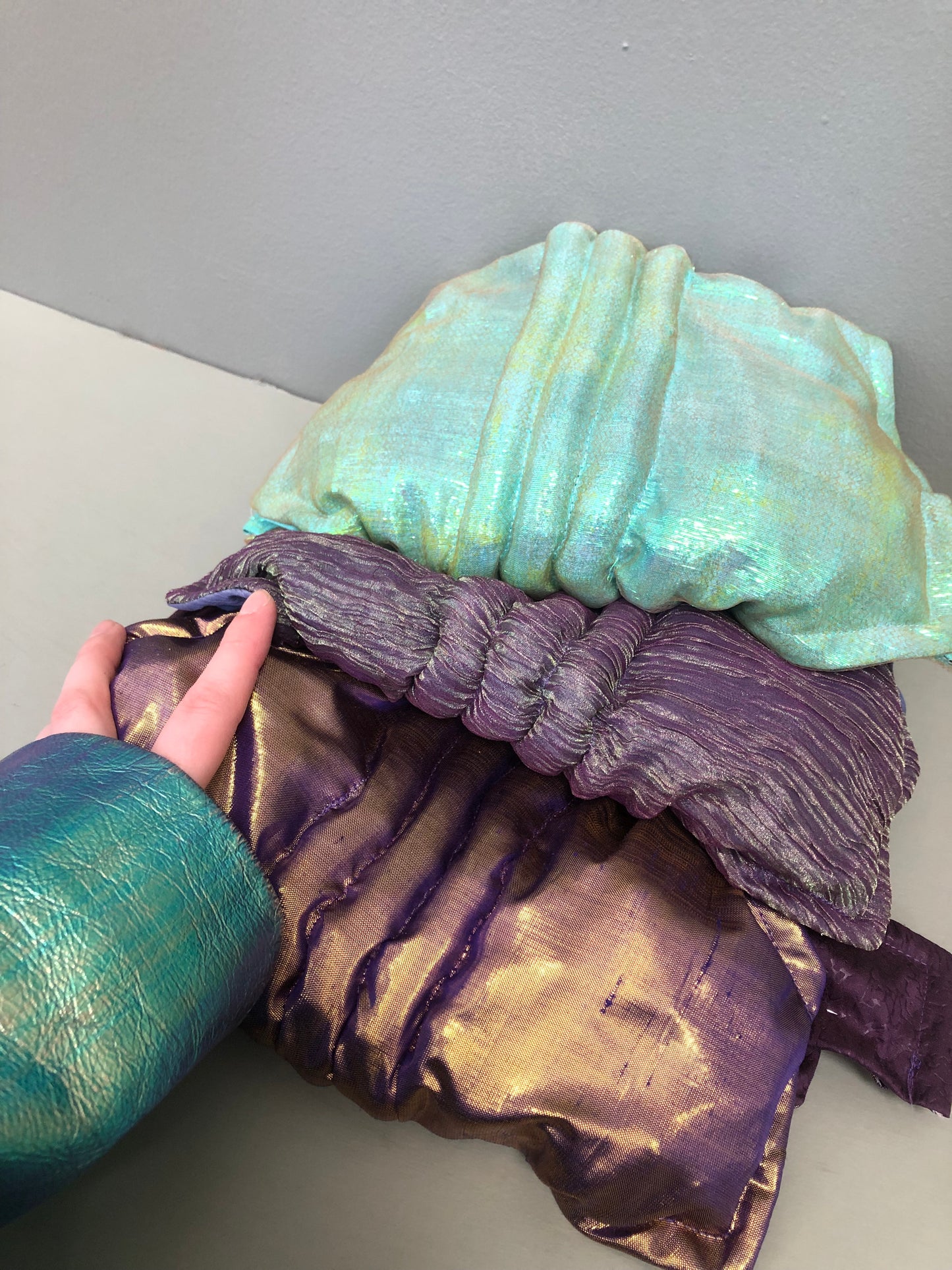 Zero left: Saltatrix (cotton organza) — Deep Pressure Therapy | Cooling Compression Shark