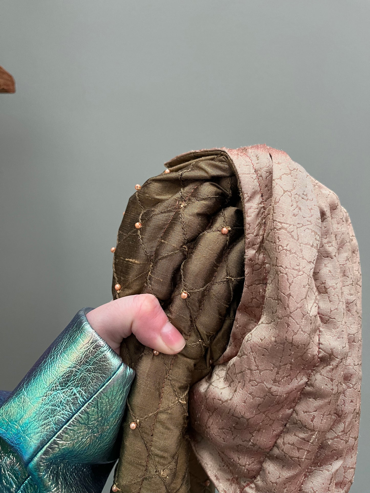 Zero left: Mermaid Tail (beaded silk) — Deep Pressure Therapy | Cooling Compression Shark