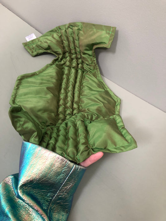 Zero left: Sea- green duochrome silk— Deep Pressure Therapy | Cooling Compression Shark
