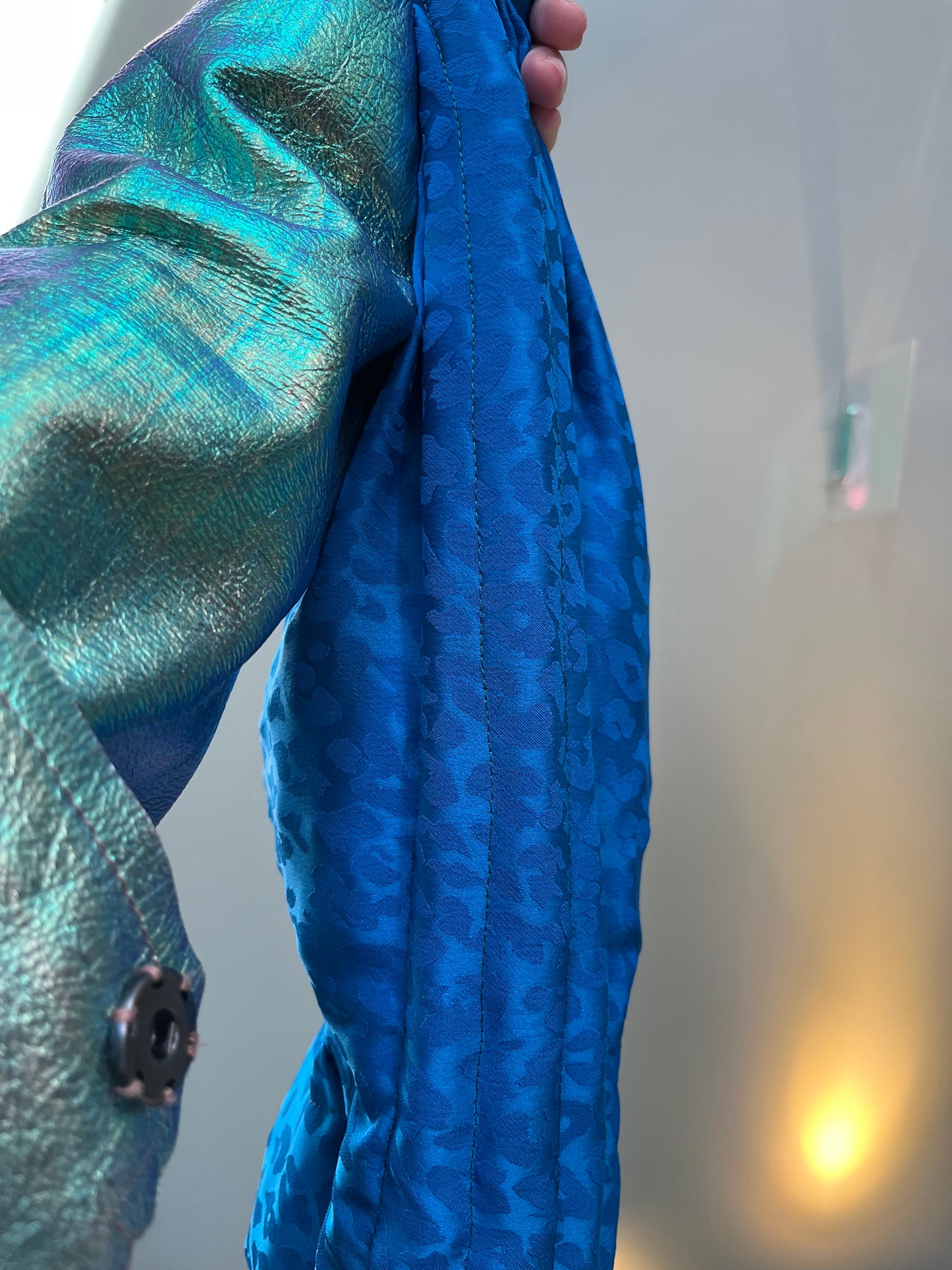 . Were-wolfshark (satin embossed velvet) — Deep Pressure Therapy | Cooling Compression Shark