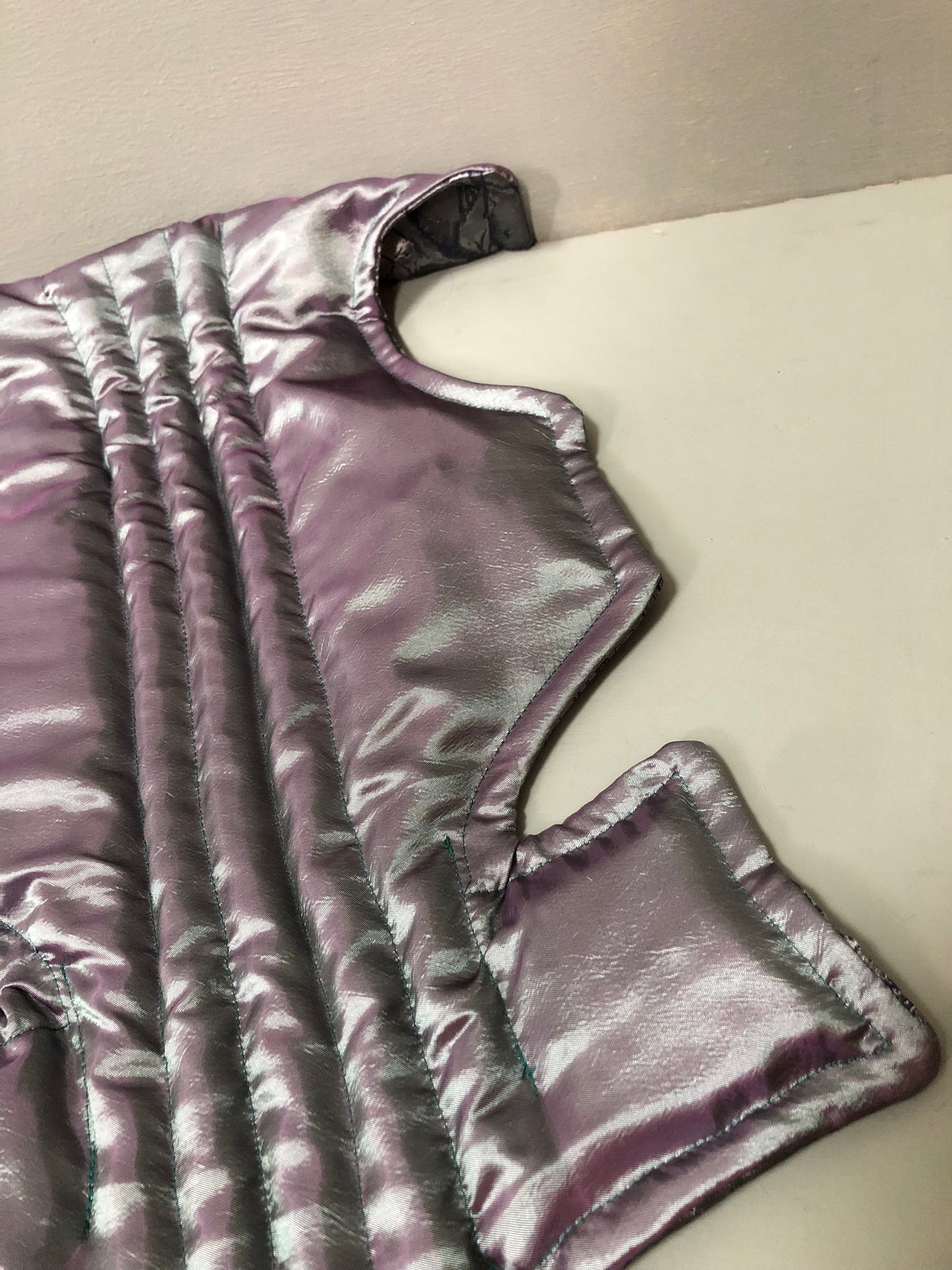 Zero left: Pearlscale silver (dupioni silk) — Deep Pressure Therapy | Cooling Compression Shark