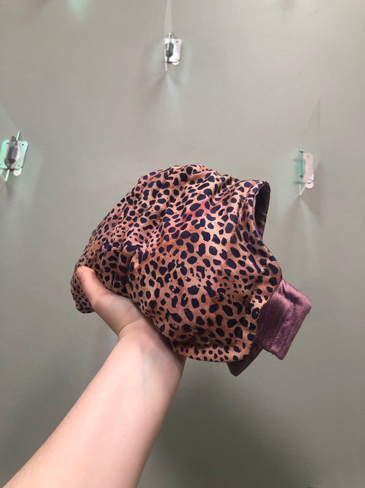 Zero left: Giraffe-print venustus (cotton print/dupioni belly) — Deep Pressure Therapy | Cooling Compression Shark