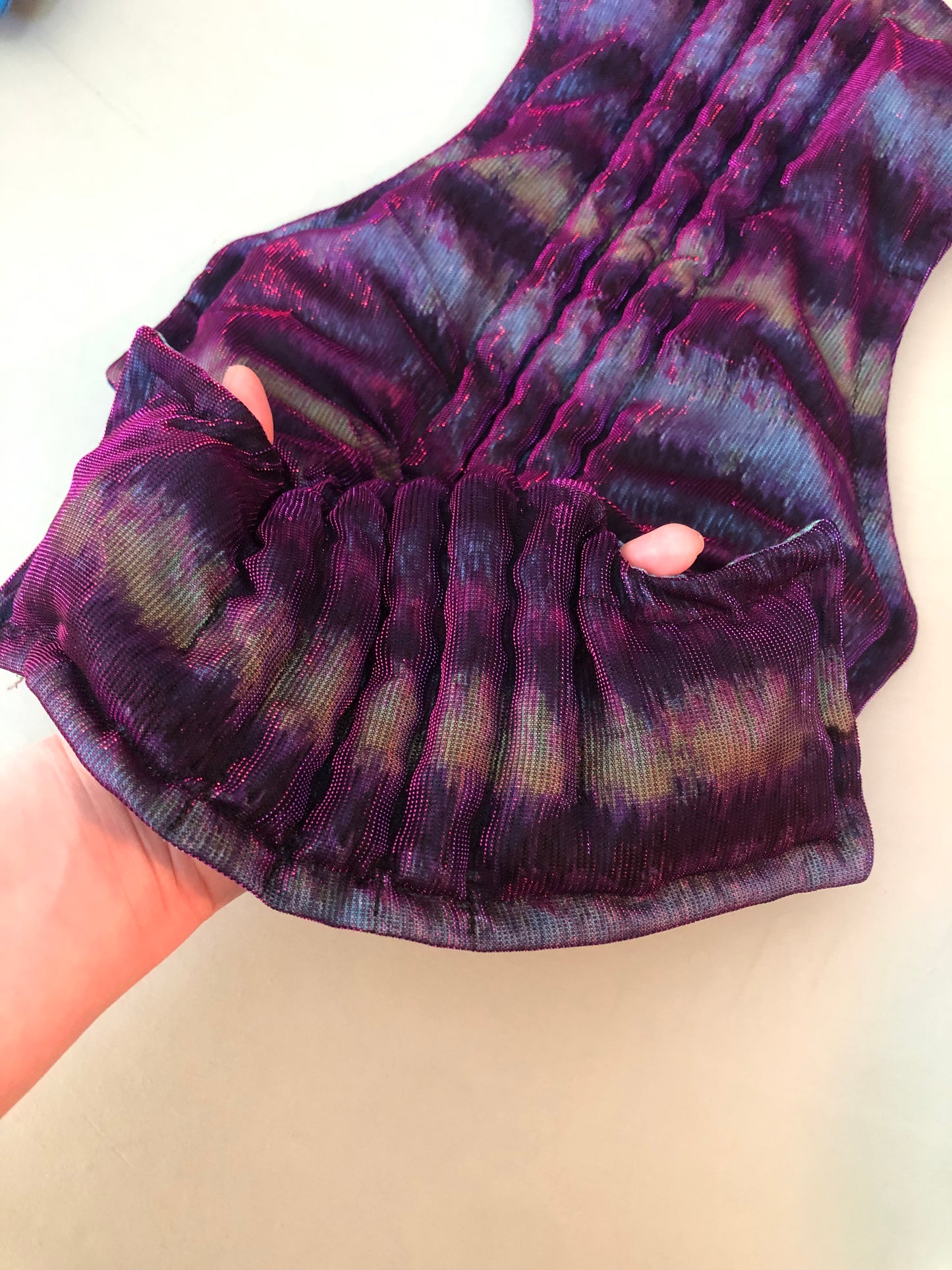 Zero left: Bioluminescence (cotton/nylon iridescent) — Deep Pressure Therapy | Cooling Compression Shark