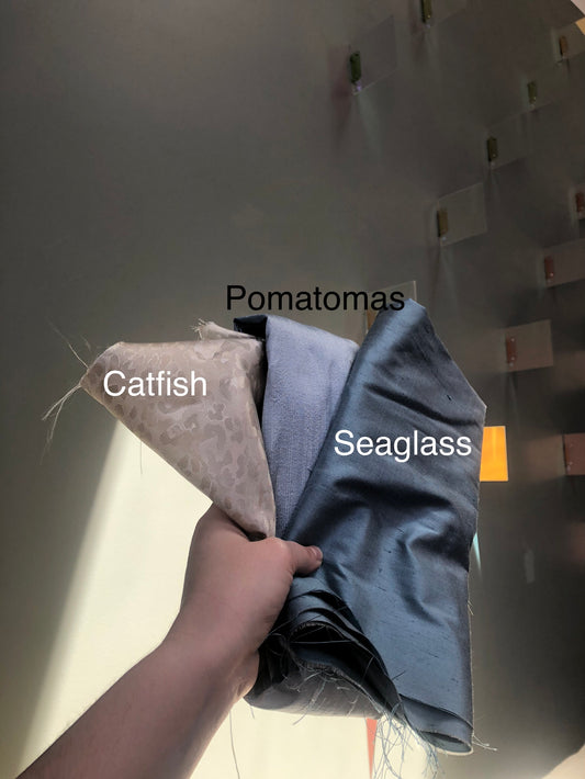 Zero left: Pomatomas (dupioni silk) — Deep Pressure Therapy | Cooling Compression Shark