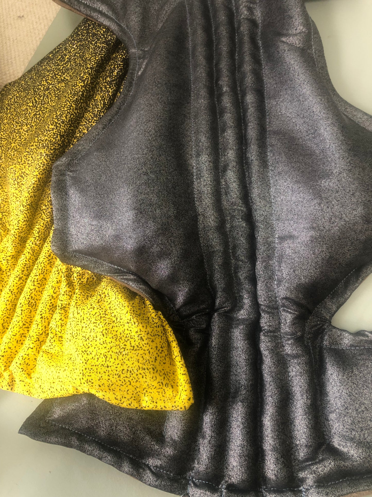 Zero: Silver pompano (dupioni silk/poly) — Deep Pressure Therapy | Cooling Compression Shark