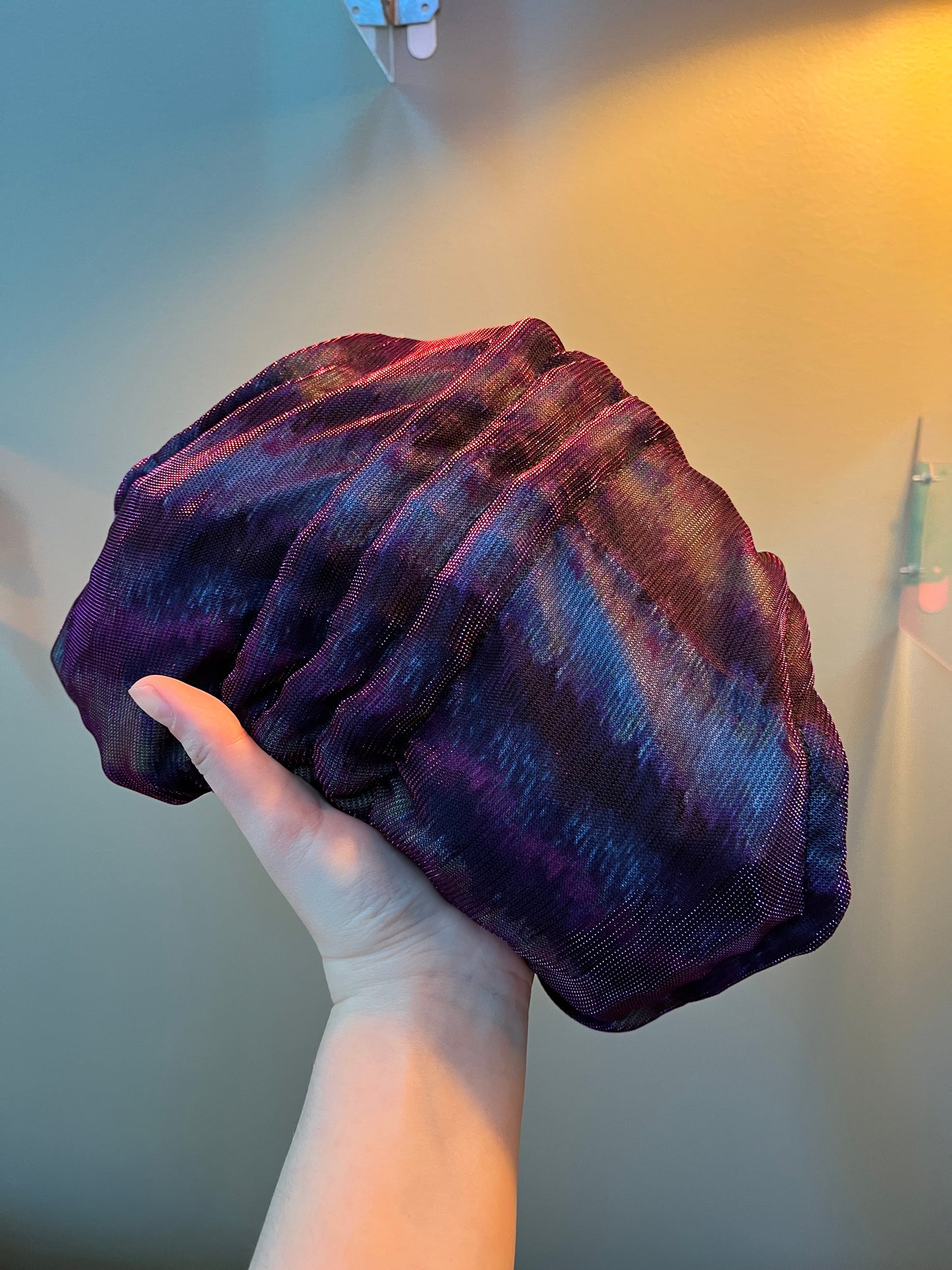 Zero left: Bioluminescence (cotton/nylon iridescent) — Deep Pressure Therapy | Cooling Compression Shark