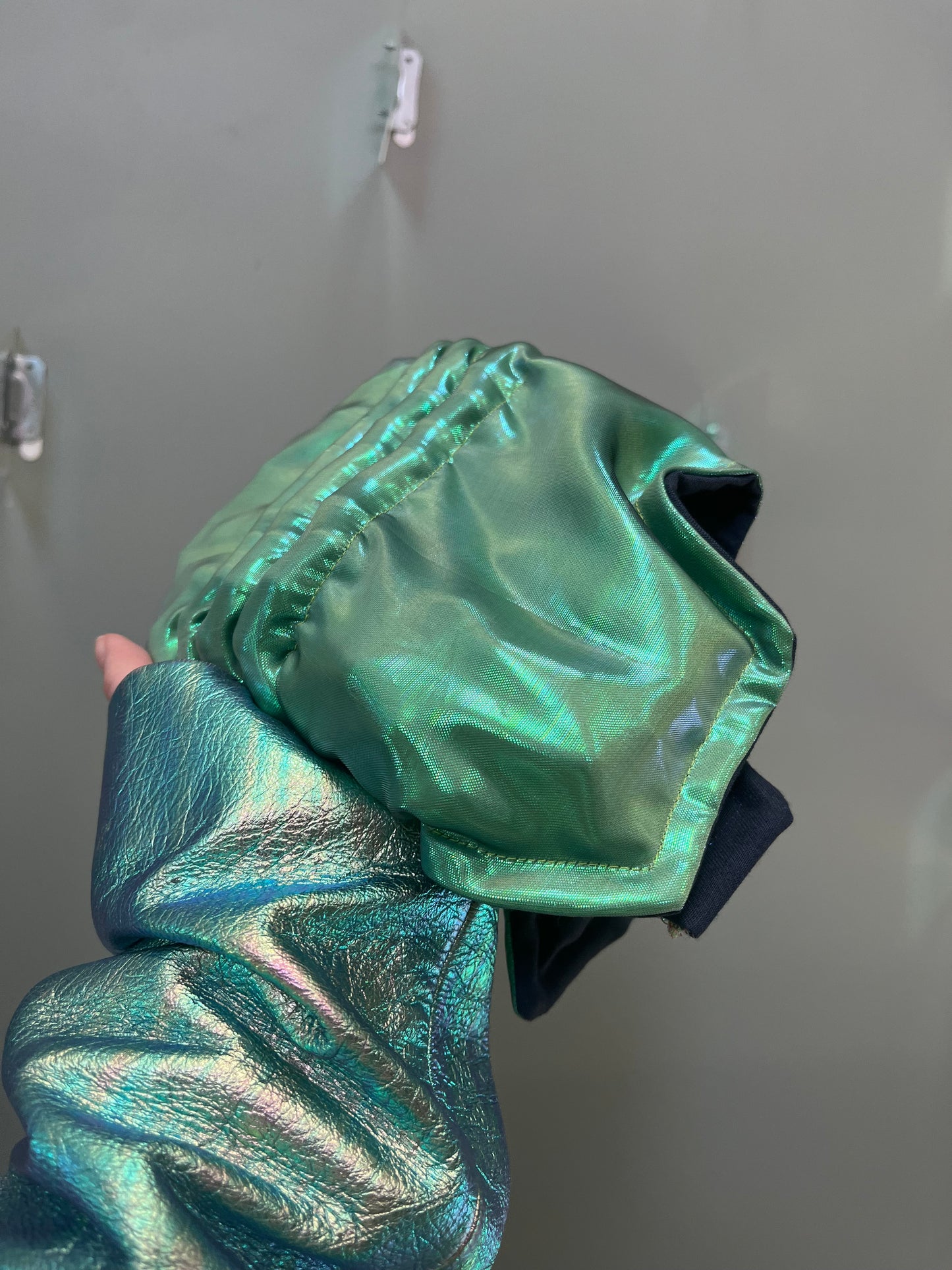 Zero left: Patagonian toothfish (cotton/ organza) — Deep Pressure Therapy | Cooling Compression Shark