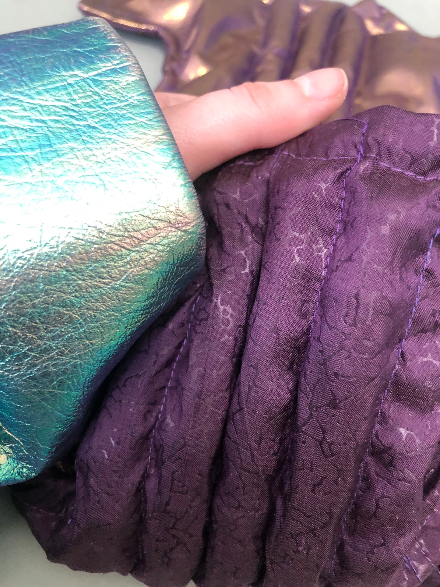 Zero left: Ammonite purple (silk/taffeta)— Deep Pressure Therapy | Cooling Compression Shark