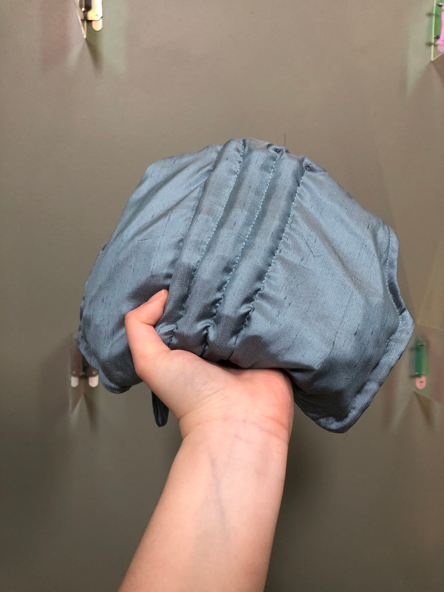 Zero left: Blue seaglass (dupioni silk) — Deep Pressure Therapy | Cooling Compression Shark
