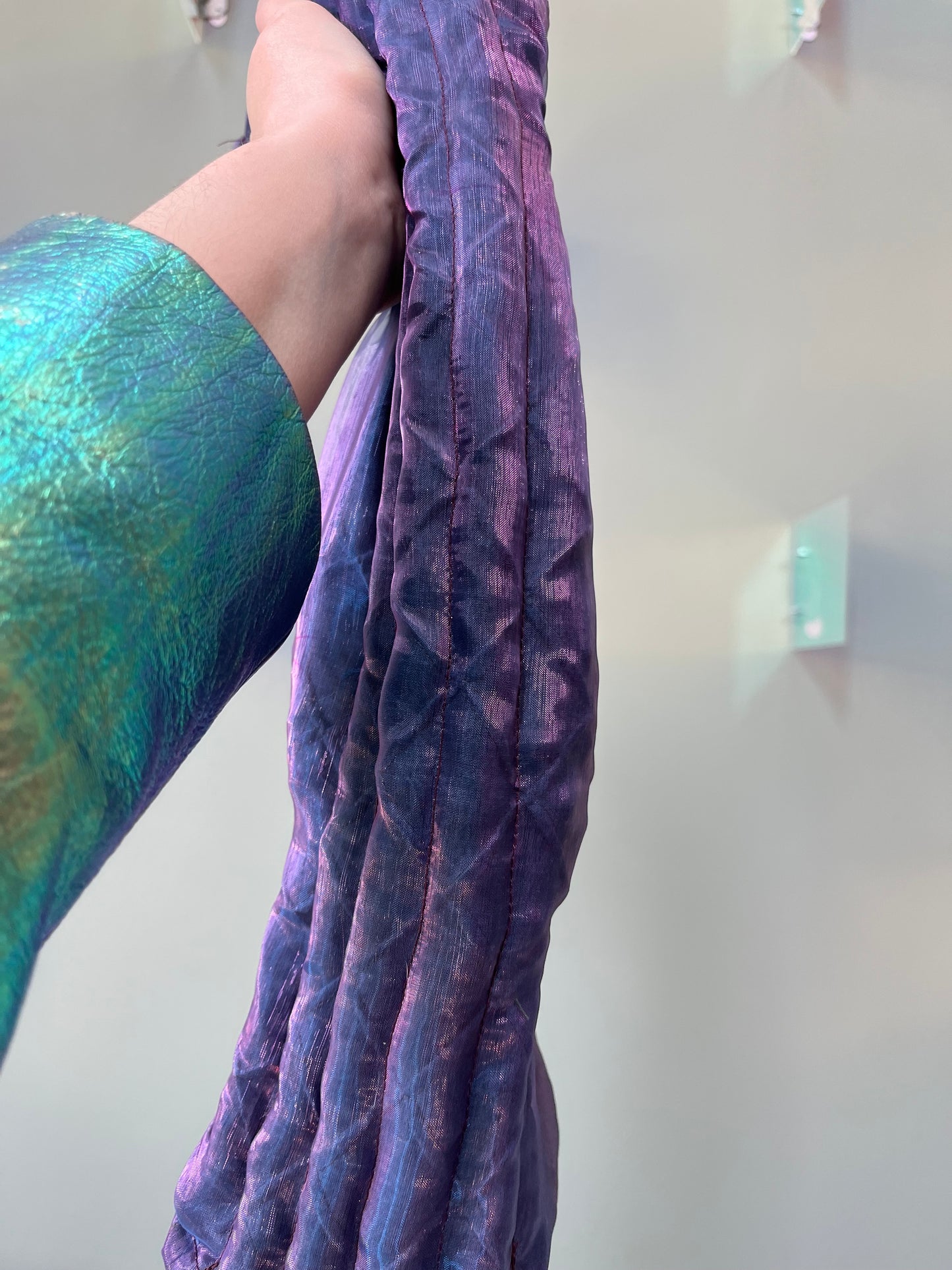 Zero left: Mariana mermaid tail (cotton-bellied organza) — Deep Pressure Therapy | Cooling Compression Shark