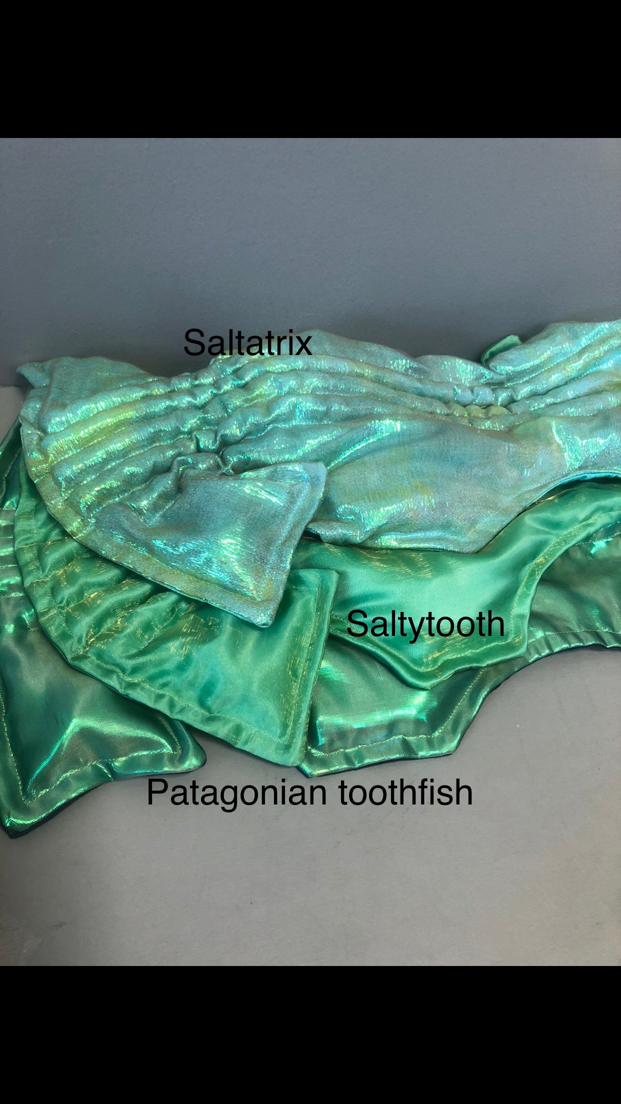 Zero left: Saltytooth (organza nylon) — Deep Pressure Therapy | Cooling Compression Shark