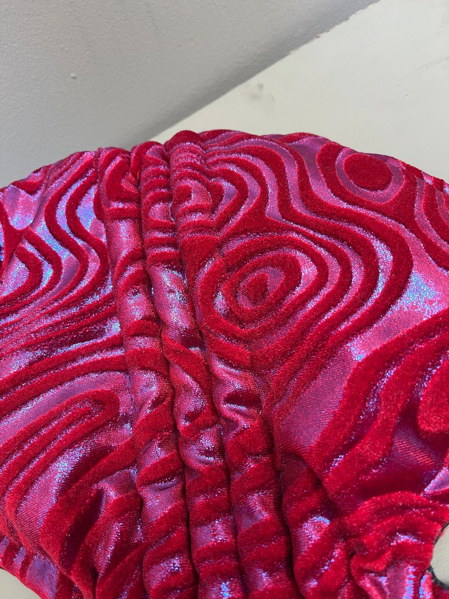 Zero left: Amoeba pink (iridescent velvet poly) — Deep Pressure Therapy | Cooling Compression Shark