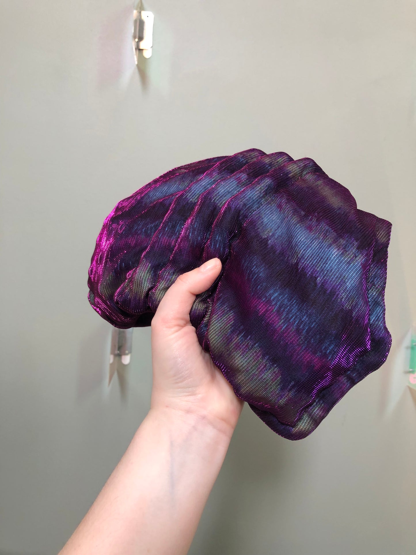 Zero left: Bioluminescence (cotton/nylon iridescent) — Deep Pressure Therapy | Cooling Compression Shark
