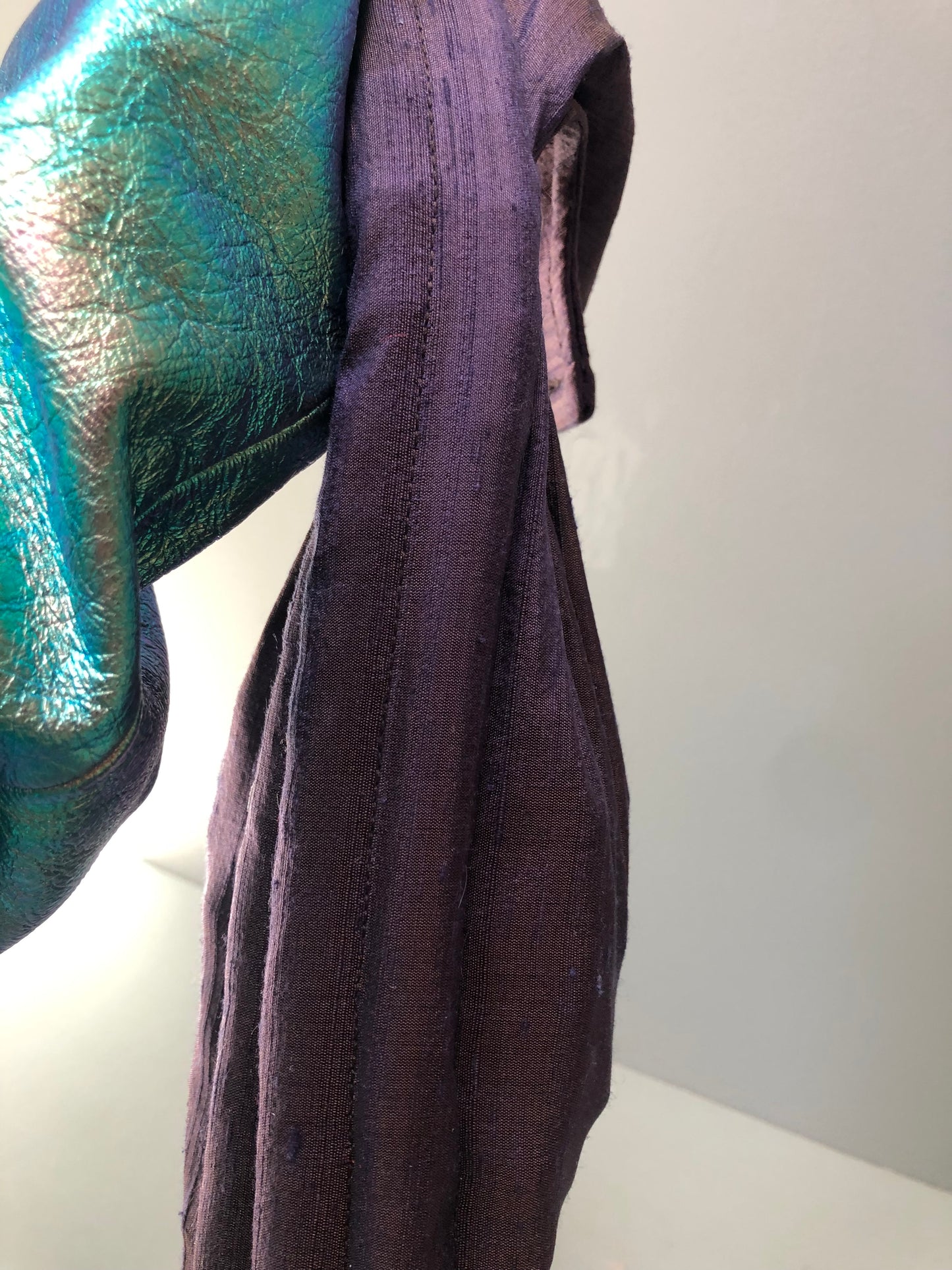 Zero left: Almost-black axolotl (dupioni silk) — Deep Pressure Therapy | Cooling Compression Shark