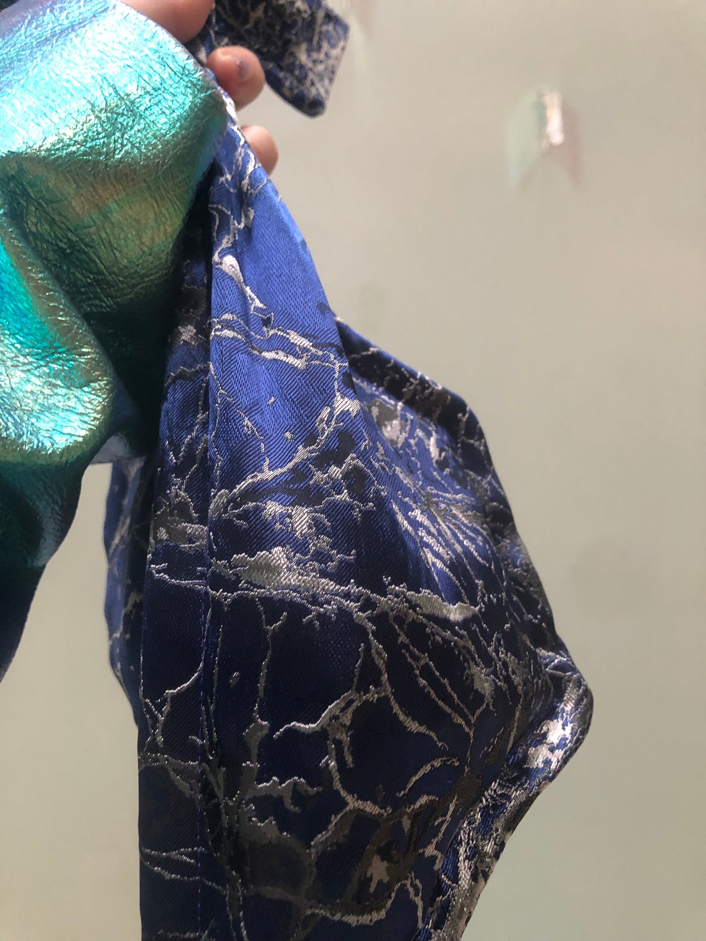 Zero left: Pearlscale (dupioni silk) — Deep Pressure Therapy | Cooling Compression Shark