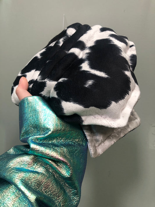 Zero left: Cat-bellied dugong (silk/poly faux leather) — Deep Pressure Therapy | Cooling Compression Shark