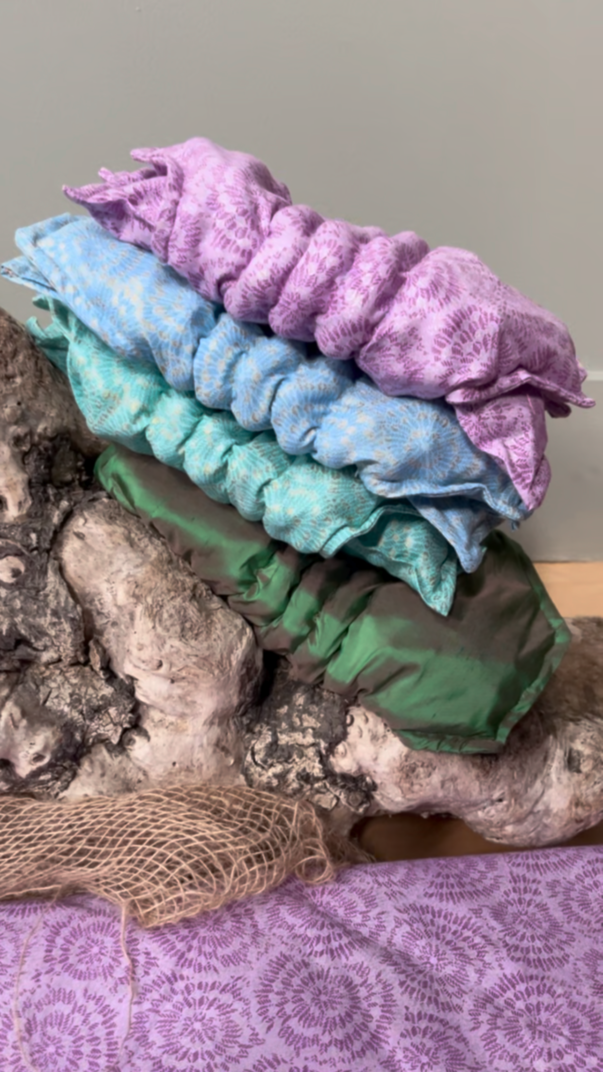 . Water-beetle green (dupioni silk) — Deep Pressure Therapy | Cooling Compression Shark