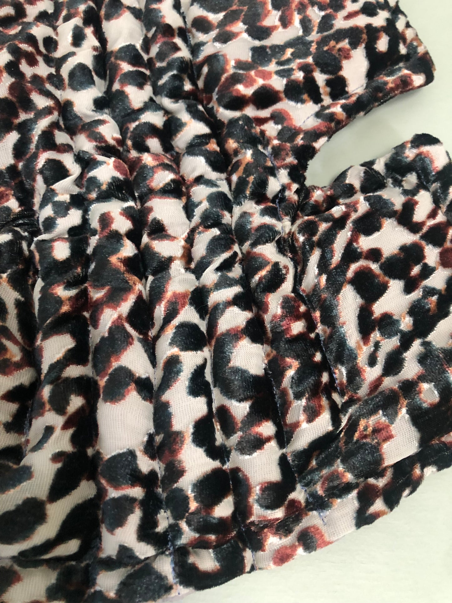 Zero left: Leopardfish (embossed VELVET/silk!)— Deep Pressure Therapy | Cooling Compression Shark