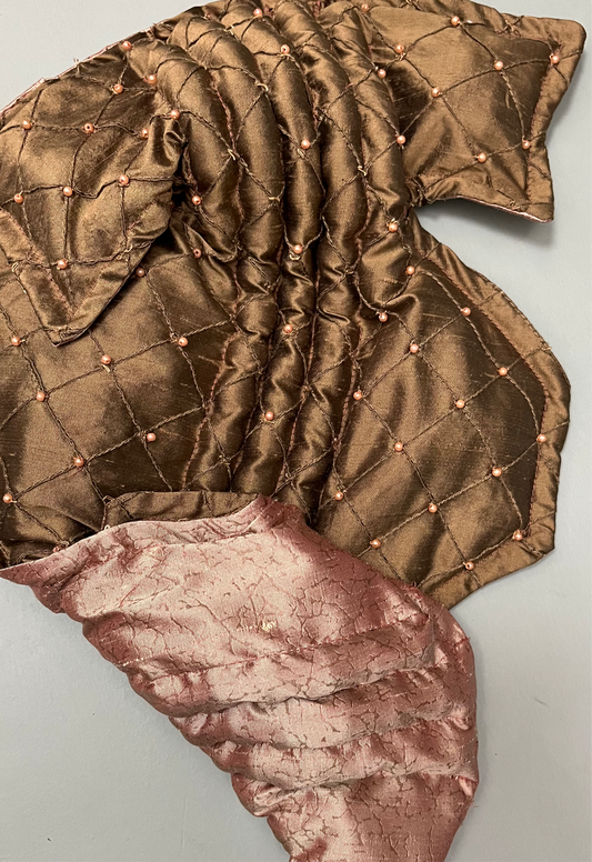 Zero left: Mermaid Tail (beaded silk) — Deep Pressure Therapy | Cooling Compression Shark