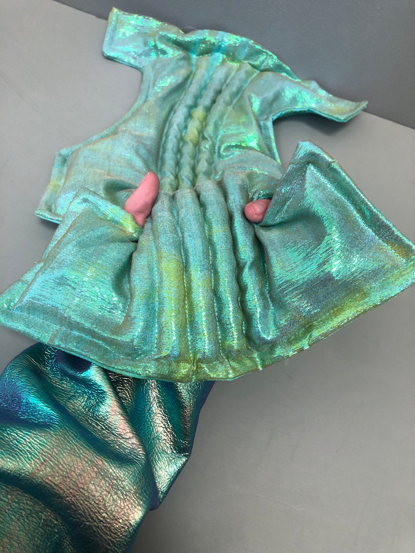 Zero left: Saltatrix (cotton organza) — Deep Pressure Therapy | Cooling Compression Shark