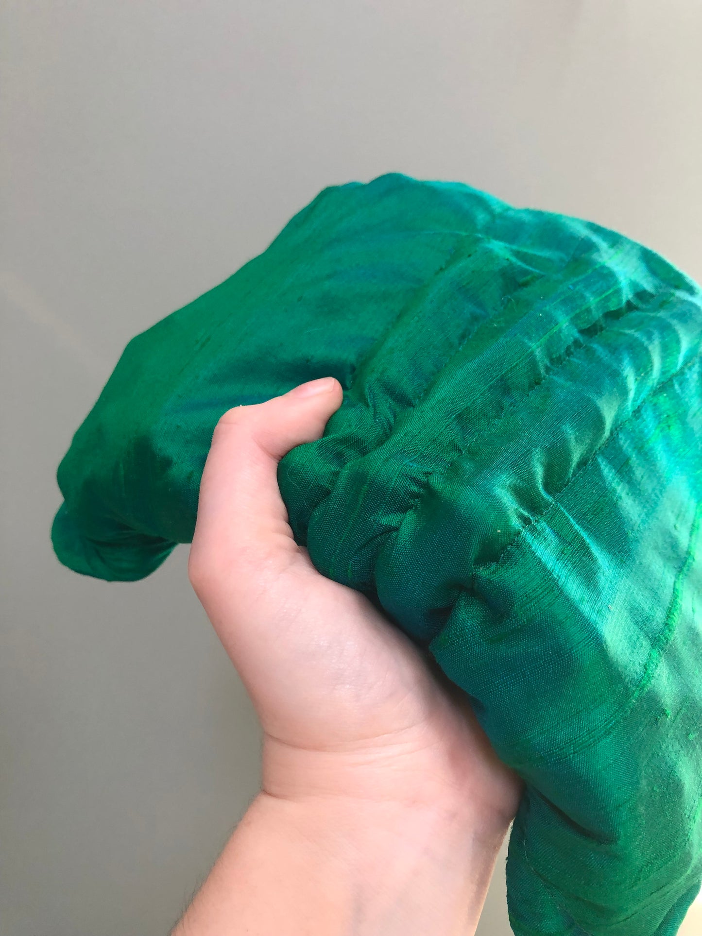 . Water-beetle green (dupioni silk) — Deep Pressure Therapy | Cooling Compression Shark