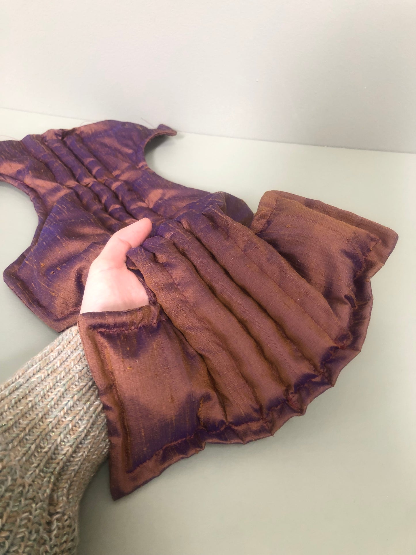 Zero left: Axolotl purple (dupioni silk) — Deep Pressure Therapy | Cooling Compression Shark