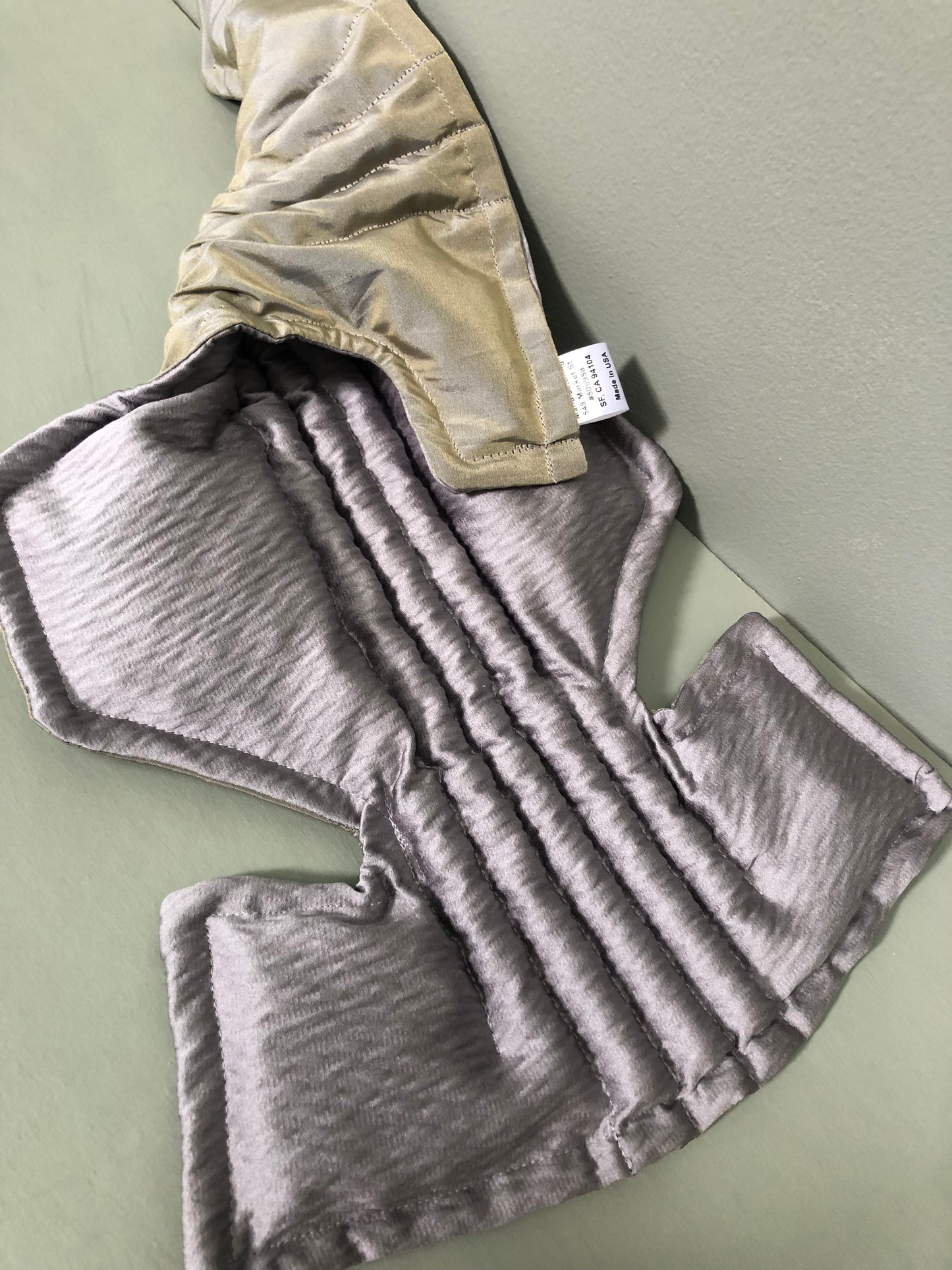 Zero left: Plesiosaur (silk + suede)— Deep Pressure Therapy | Cooling Compression Shark