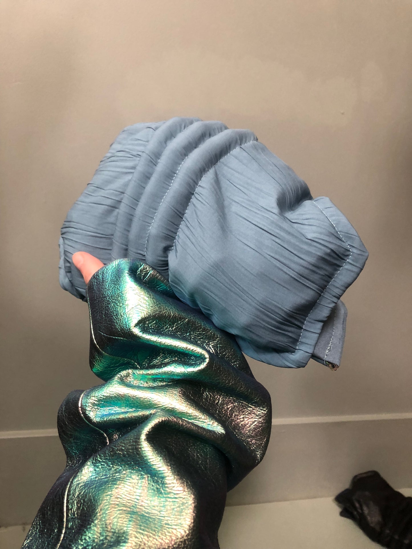 Zero left: Mussels too, blue belly edition! (crinkly silk) — Deep Pressure Therapy | Cooling Compression Shark