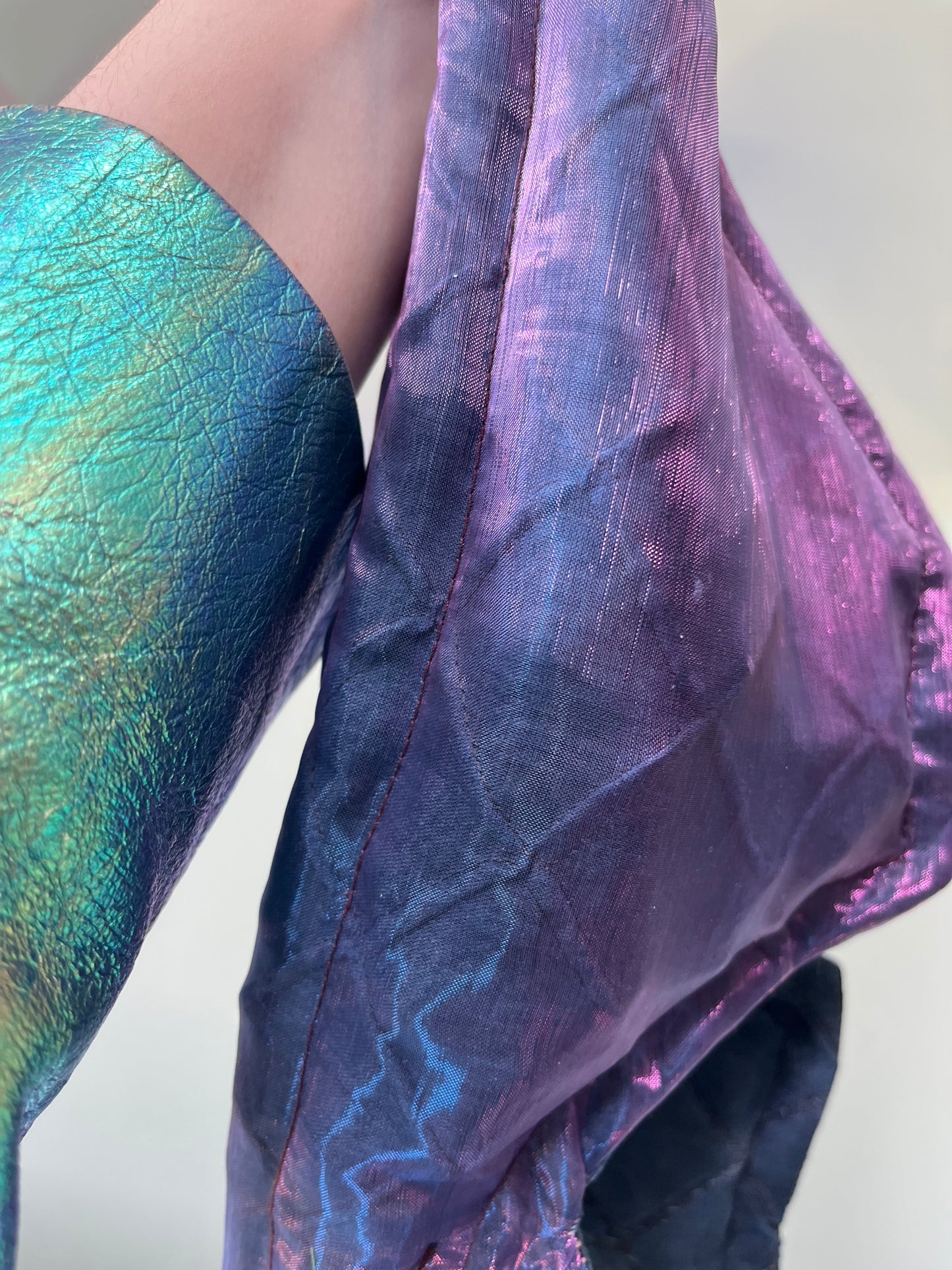 Zero left: Mariana mermaid tail (cotton-bellied organza) — Deep Pressure Therapy | Cooling Compression Shark