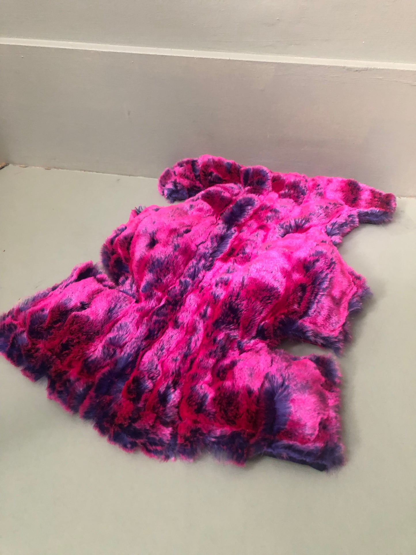 . Were-wolfshark pink fur (fake fur + velvet belly) — Deep Pressure Therapy | Cooling Compression Shark