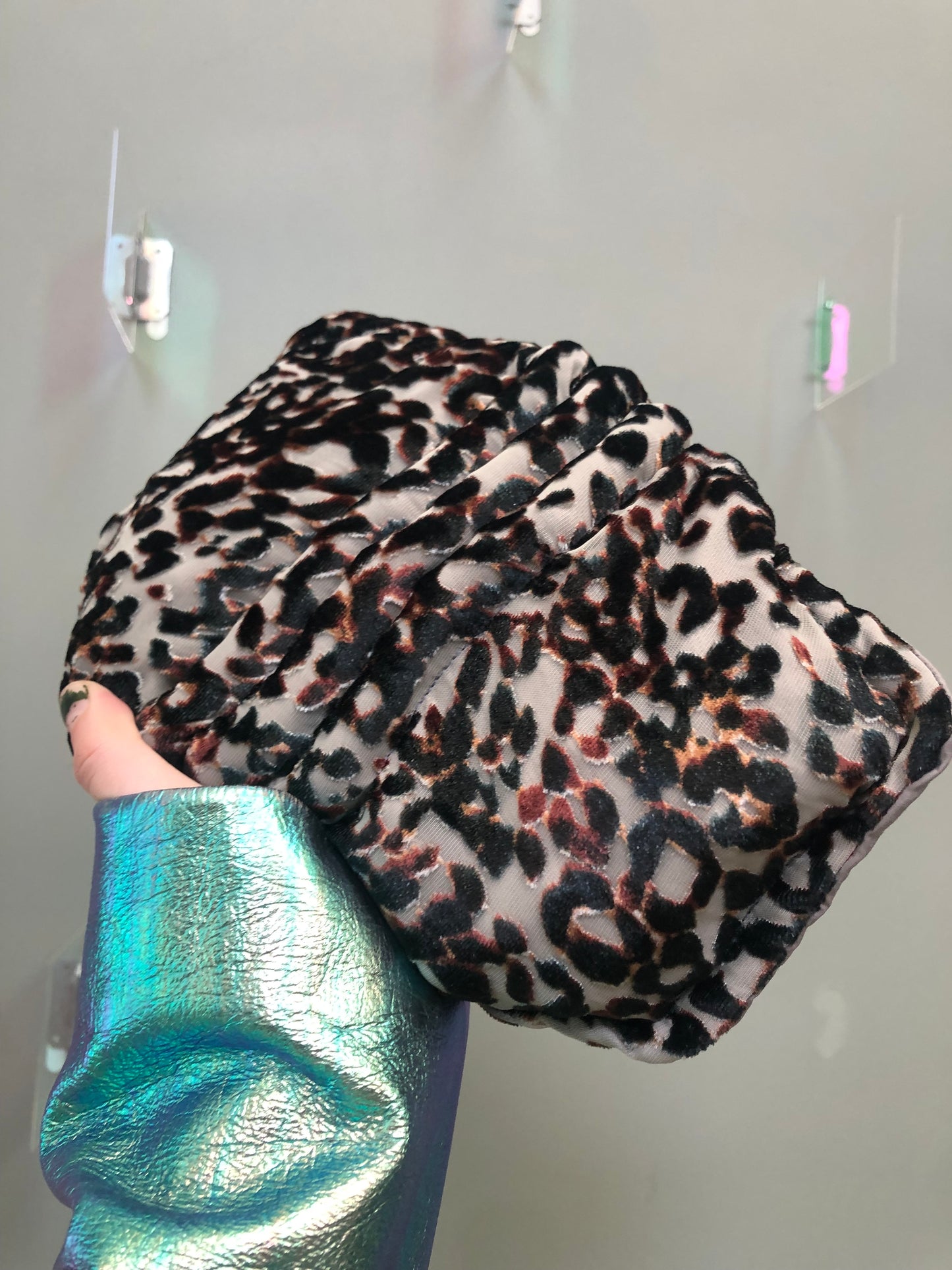 Zero left: Leopardfish (embossed VELVET/silk!)— Deep Pressure Therapy | Cooling Compression Shark