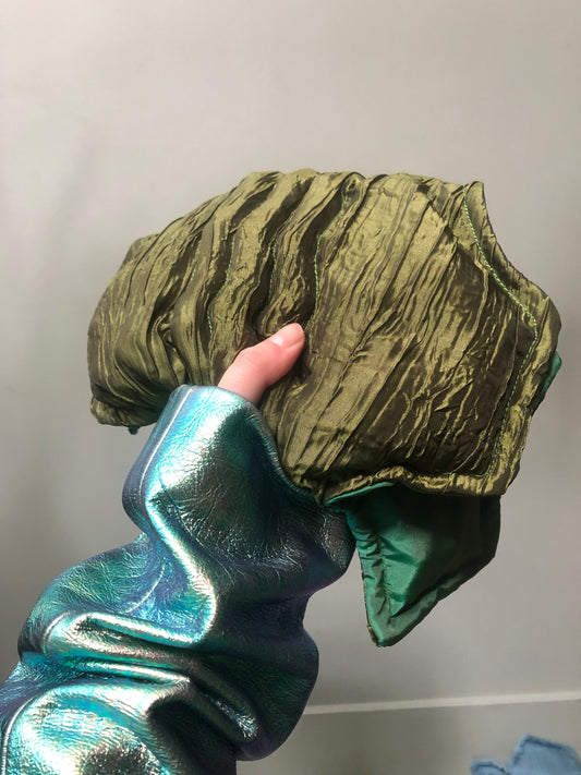 Zero left: Lilypad (crinkle taffeta/ silk) — Deep Pressure Therapy | Cooling Compression Shark