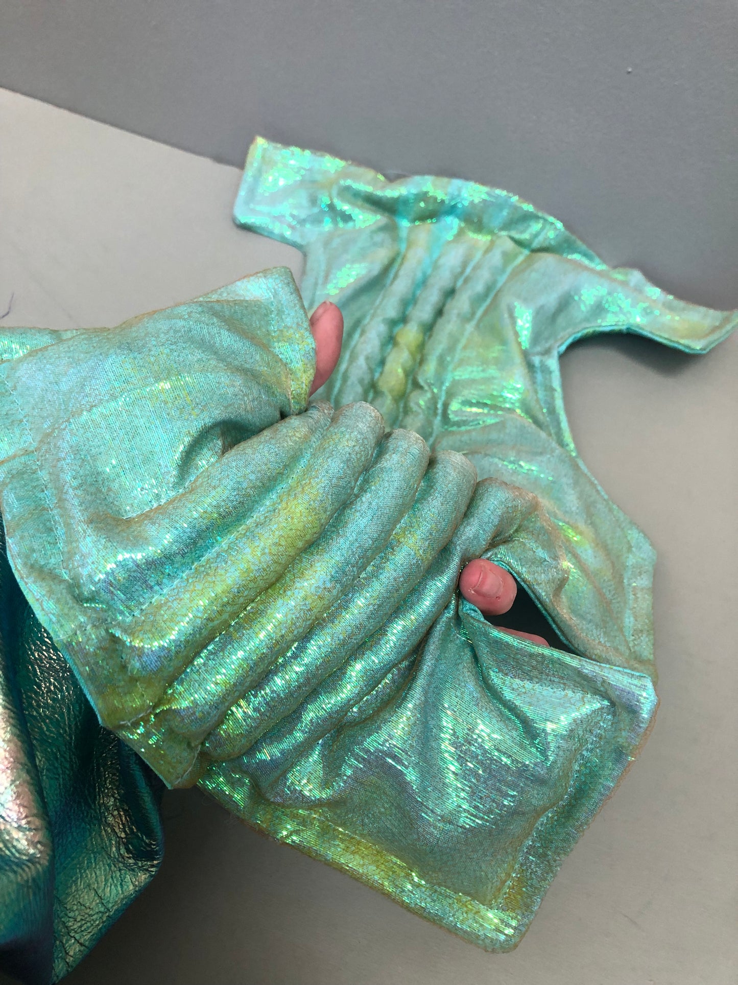 Zero left: Saltatrix (cotton organza) — Deep Pressure Therapy | Cooling Compression Shark