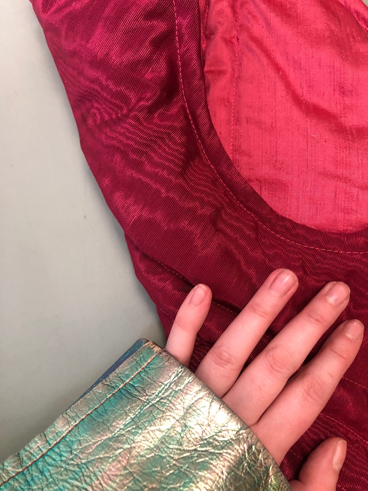 Zero left: Lobster (dupioni silk/silk moire) — Deep Pressure Therapy | Cooling Compression Shark