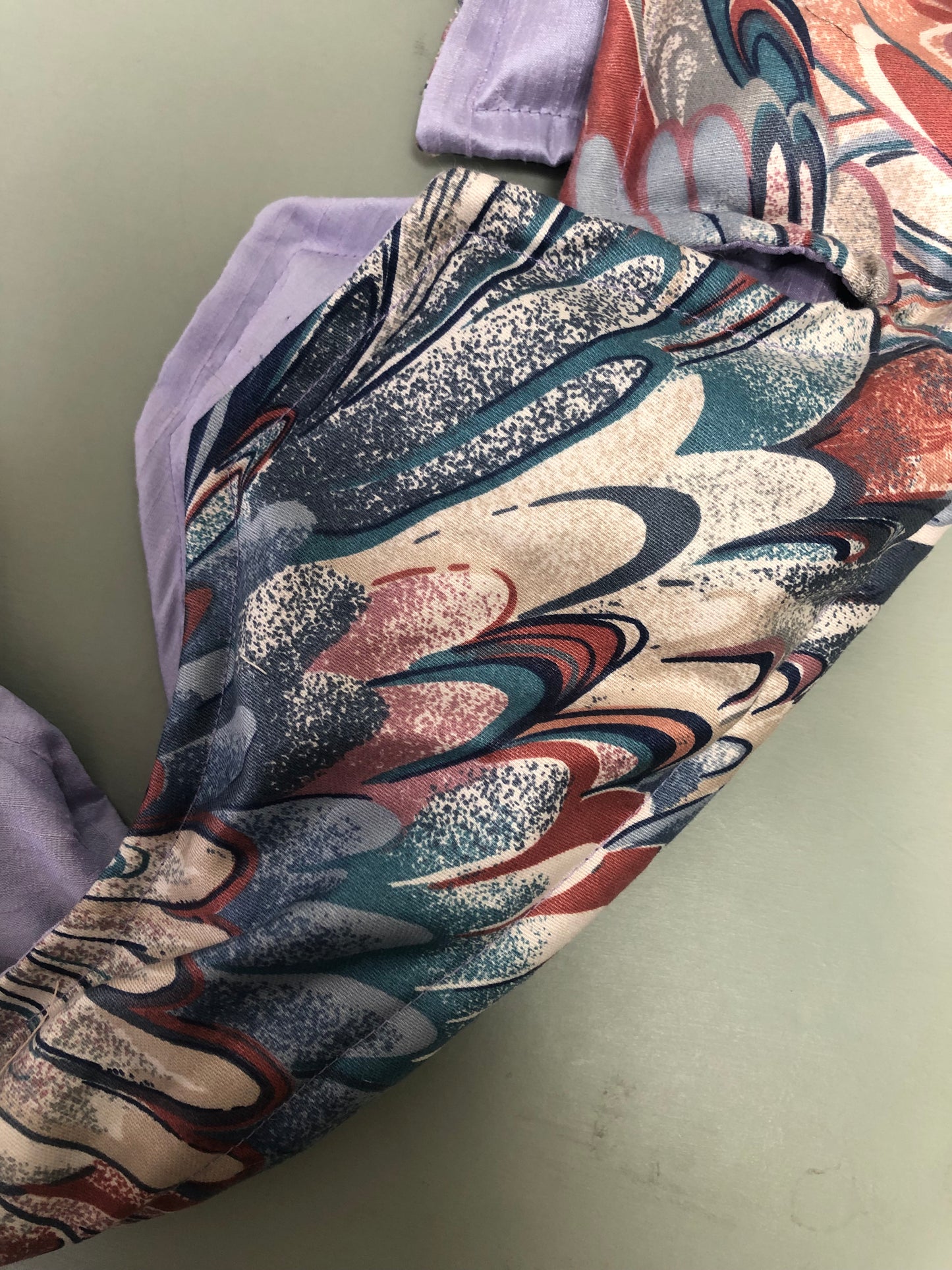 Zero left: Leafy seadragon (dupioni silk/mercerized cotton) — Deep Pressure Therapy | Cooling Compression Shark