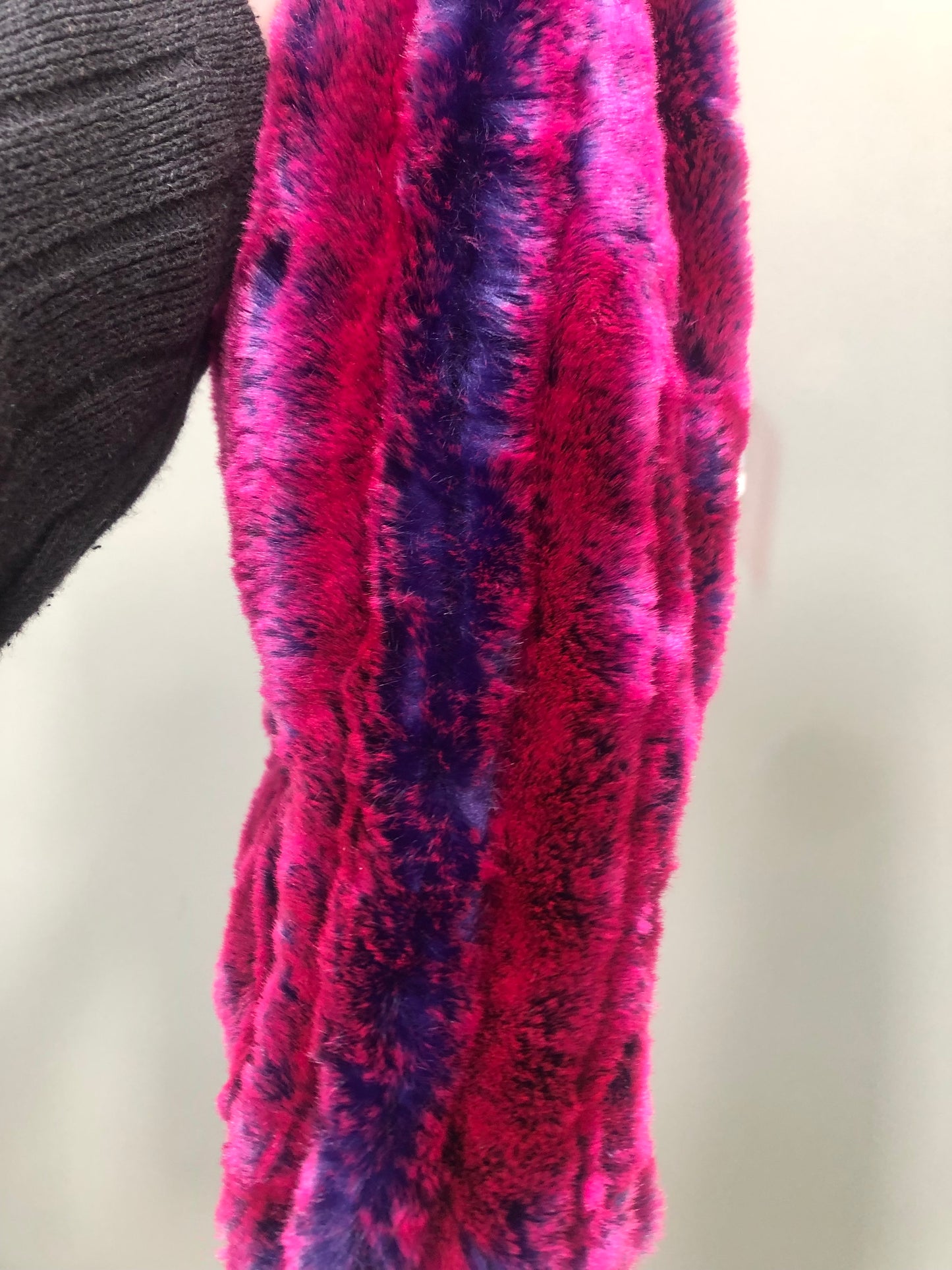 . Were-wolfshark pink fur (fake fur + velvet belly) — Deep Pressure Therapy | Cooling Compression Shark