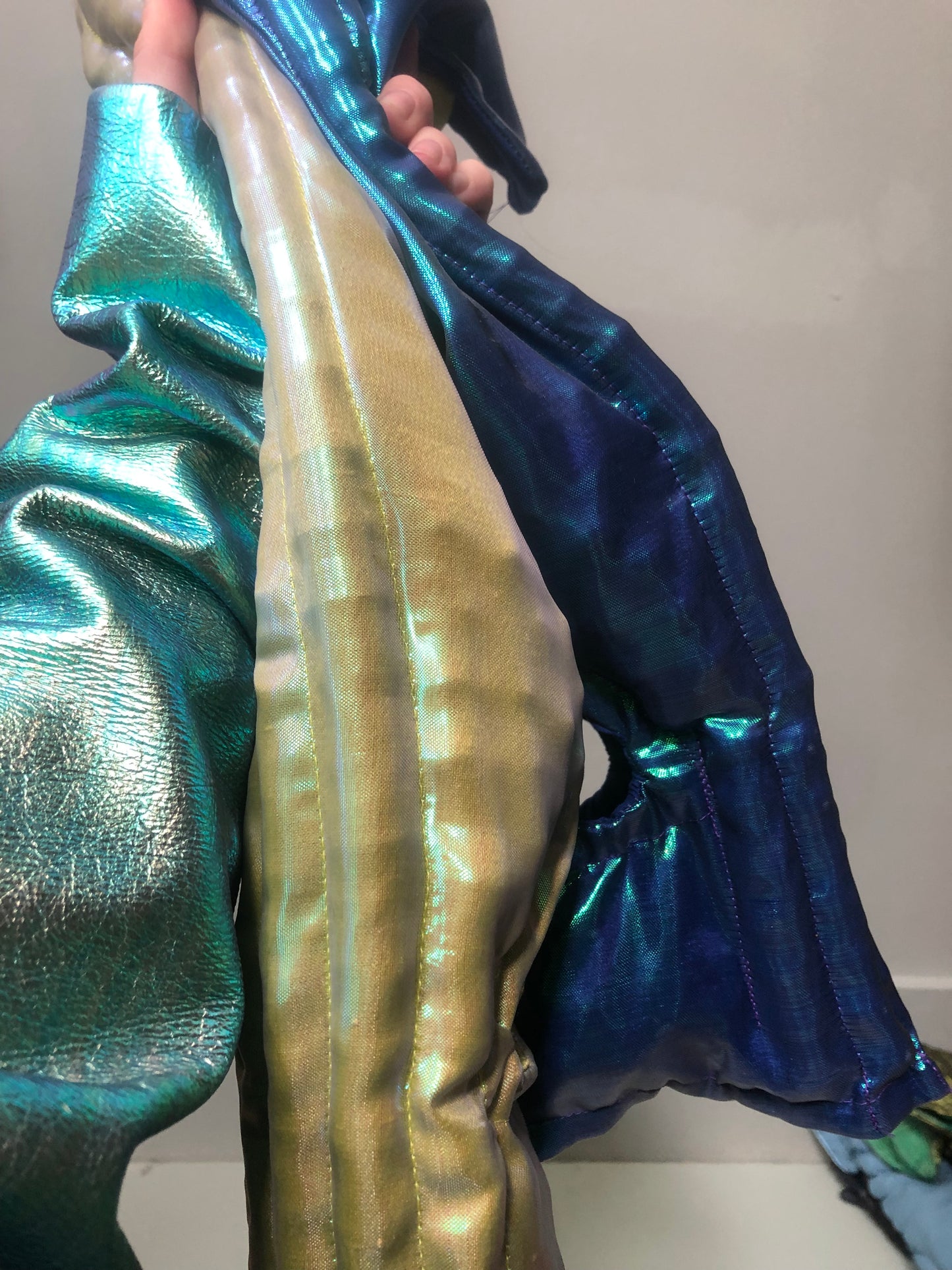 Zero left: Butterfly fish (organza/nylon) — Deep Pressure Therapy | Cooling Compression Shark