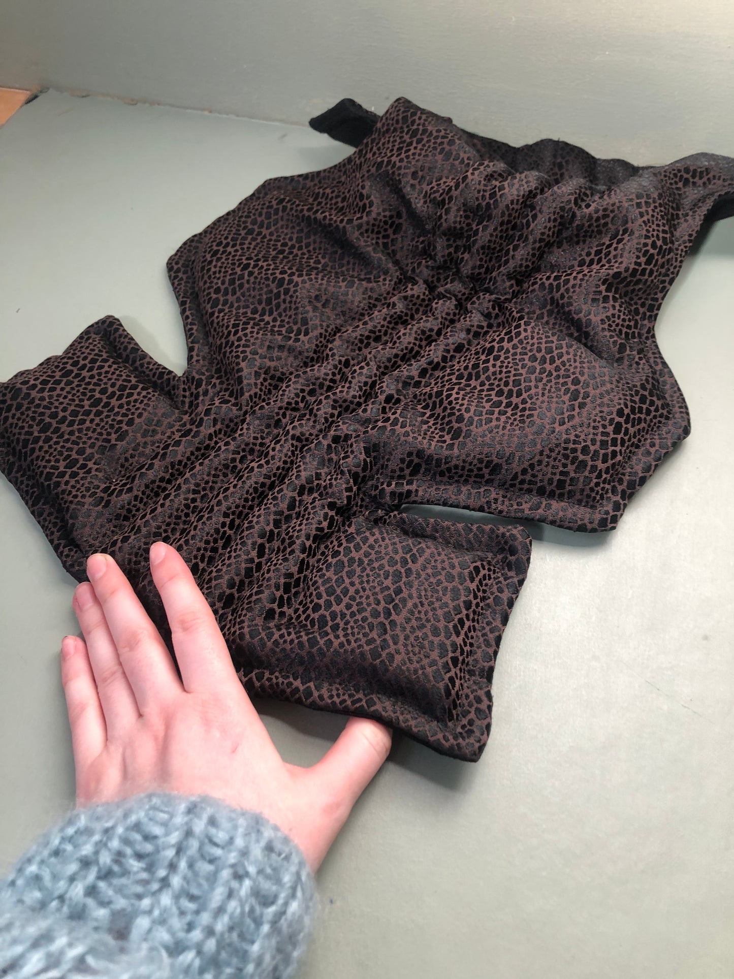 Zero left: Leopard shark (dupioni silk) — Deep Pressure Therapy | Cooling Compression Shark