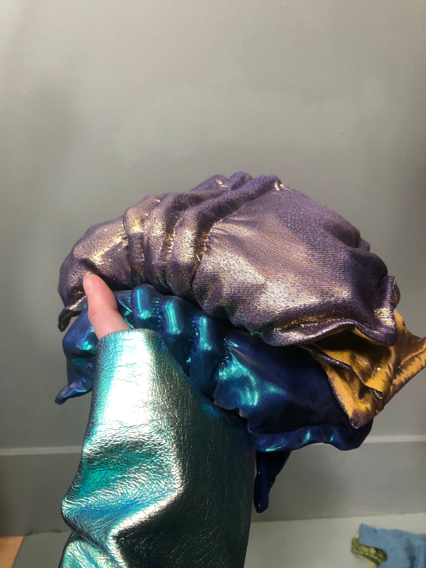 Zero left: Golden firefish (metallic silk) — Deep Pressure Therapy | Cooling Compression Shark