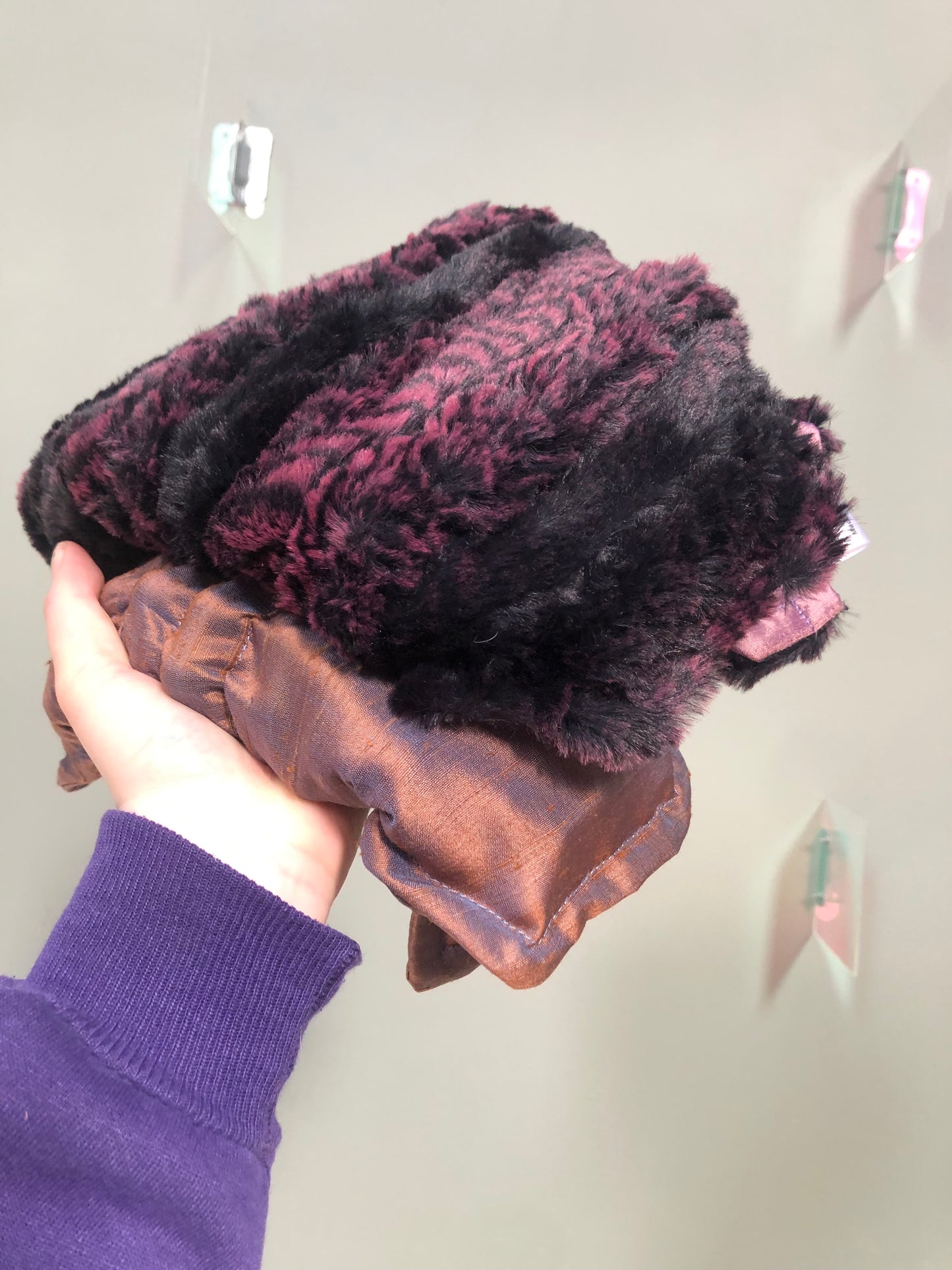 Zero left: Halloween! Yeti Crab (fake fur + Dupioni silk belly) — Deep Pressure Therapy | Cooling Compression Shark