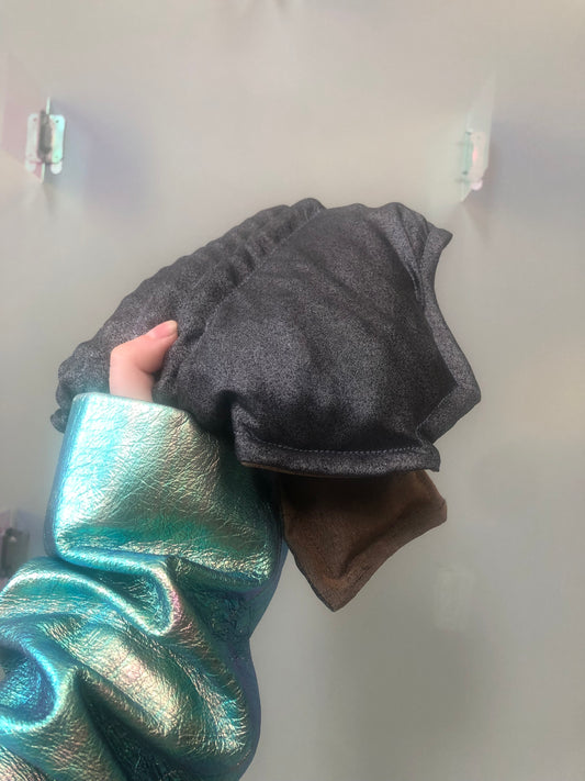 Zero: Silver pompano (dupioni silk/poly) — Deep Pressure Therapy | Cooling Compression Shark