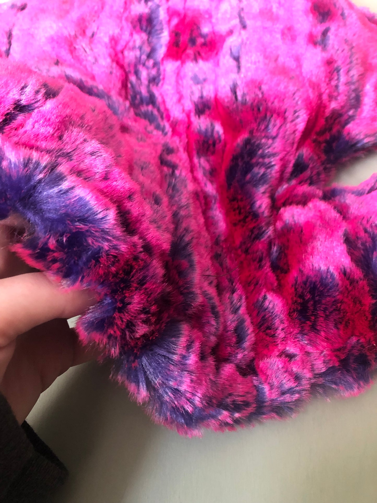 . Were-wolfshark pink fur (fake fur + velvet belly) — Deep Pressure Therapy | Cooling Compression Shark