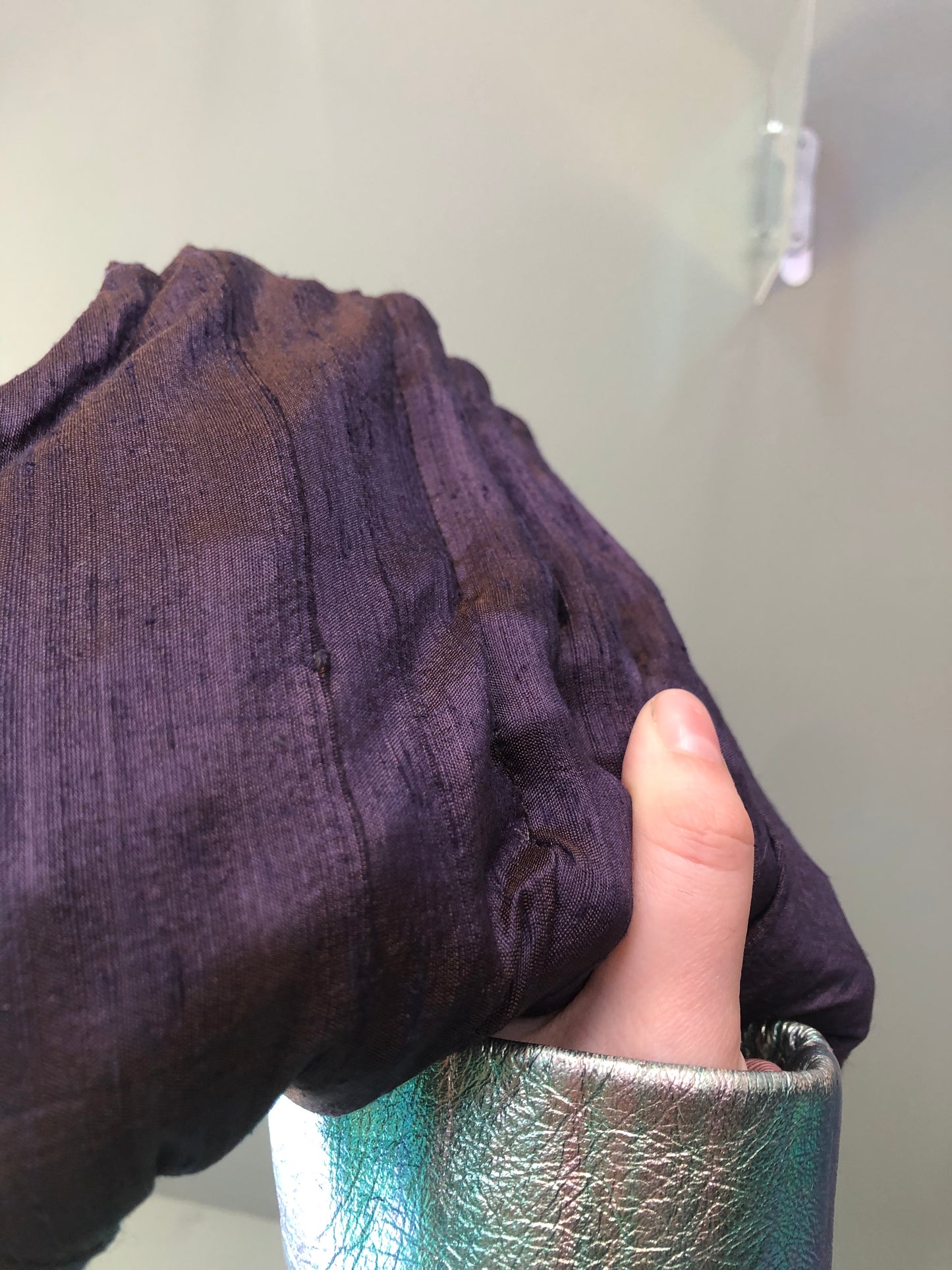 Zero left: Almost-black axolotl (dupioni silk) — Deep Pressure Therapy | Cooling Compression Shark