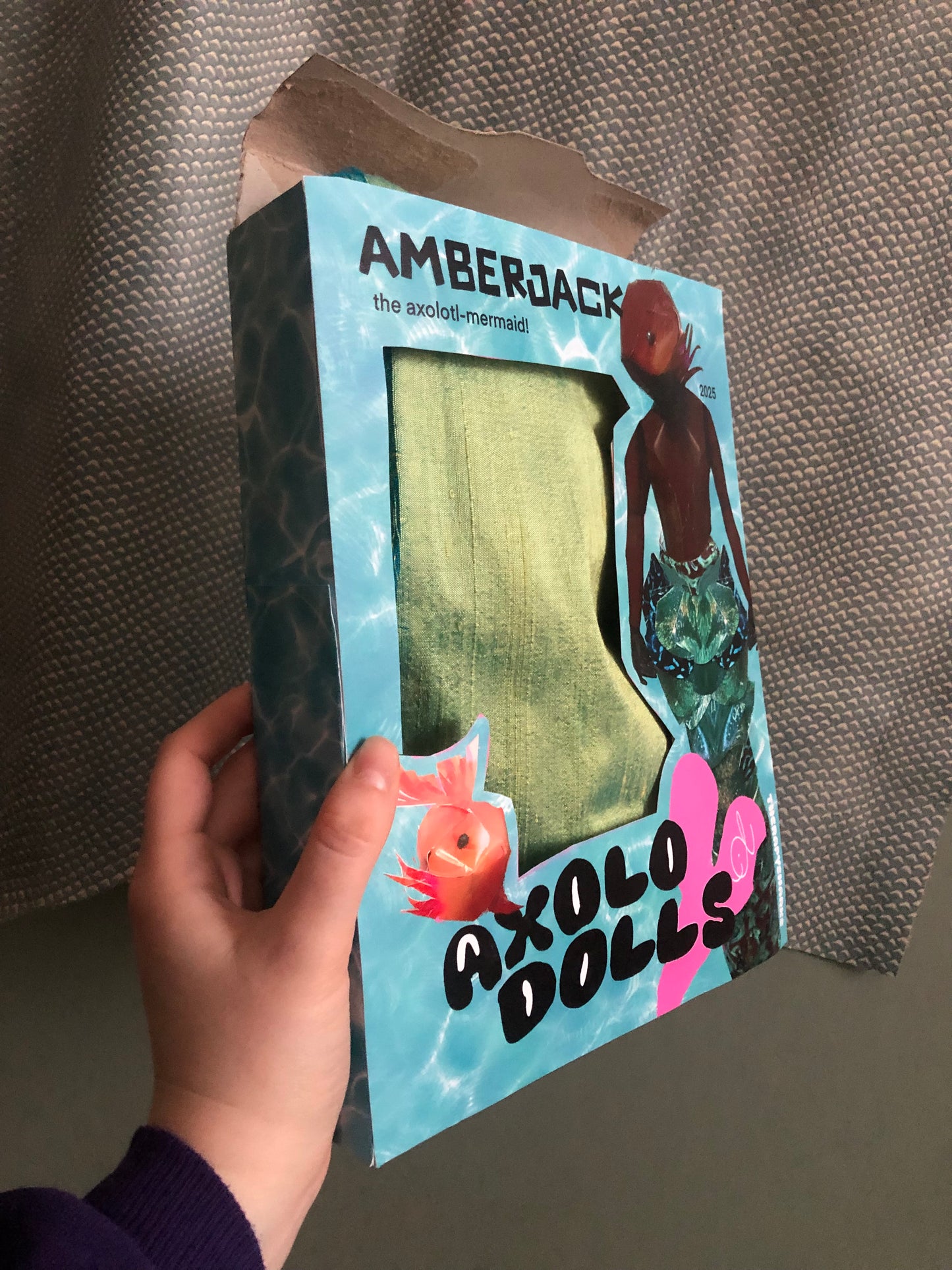 . Axolodolls (free fabric to make mermaid tails!)