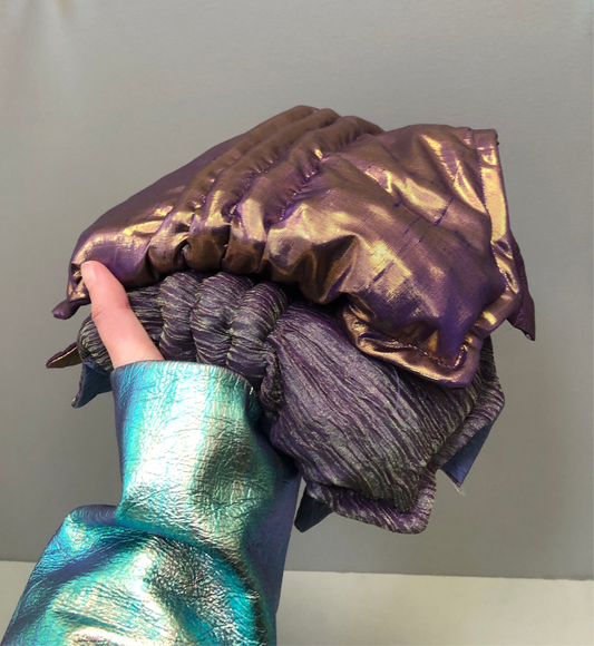 Zero left: Ammonite purple (silk/taffeta)— Deep Pressure Therapy | Cooling Compression Shark