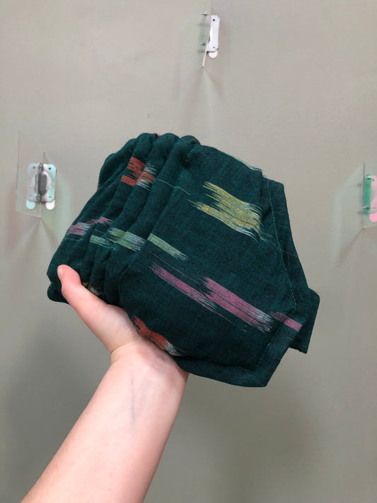 Zero left: Green-banded rainbowfish (cotton) — Deep Pressure Therapy | Cooling Compression Shark