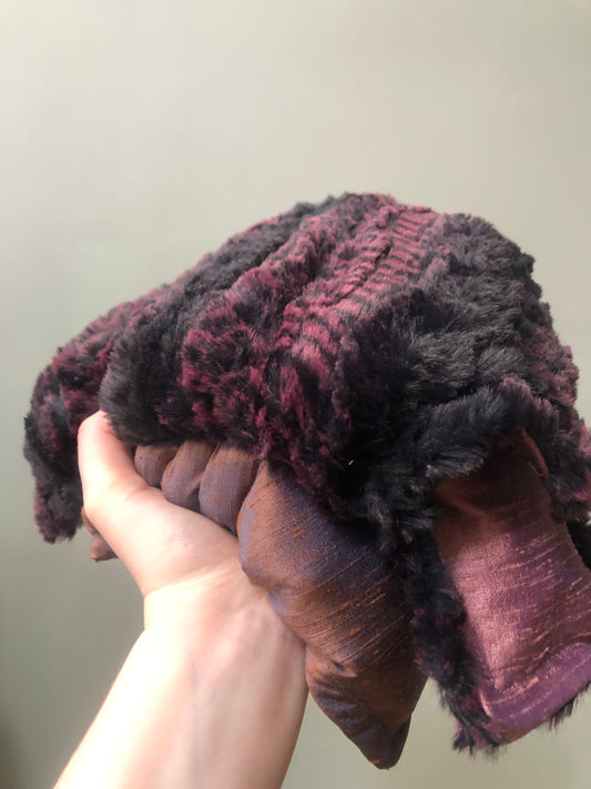 Zero left: Halloween! Yeti Crab (fake fur + Dupioni silk belly) — Deep Pressure Therapy | Cooling Compression Shark